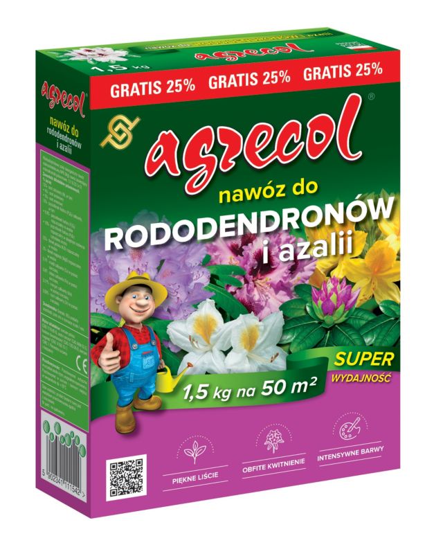 Nawóz do rododendronów Agrecol 1,2 kg +25% gratis