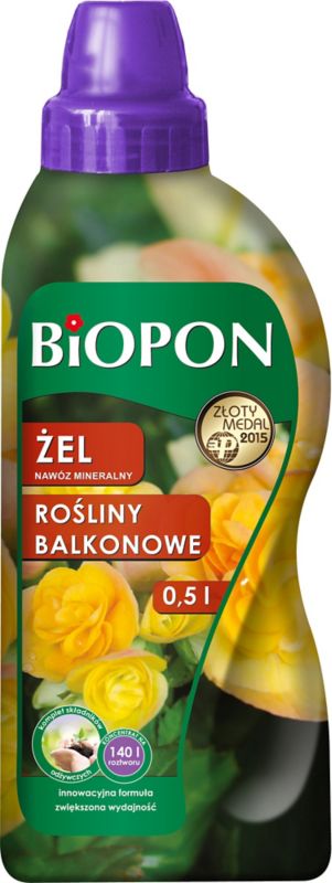 Nawóz do roślin balkonowych Biopon żel 0,5 l