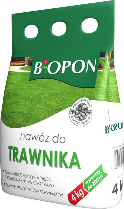 Nawóz do trawnika Biopon granulowany 4 kg