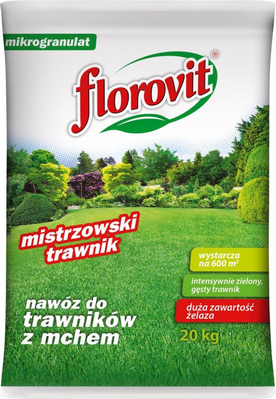 Nawóz do trawników Florovit Mistrzowski trawnik 20 kg