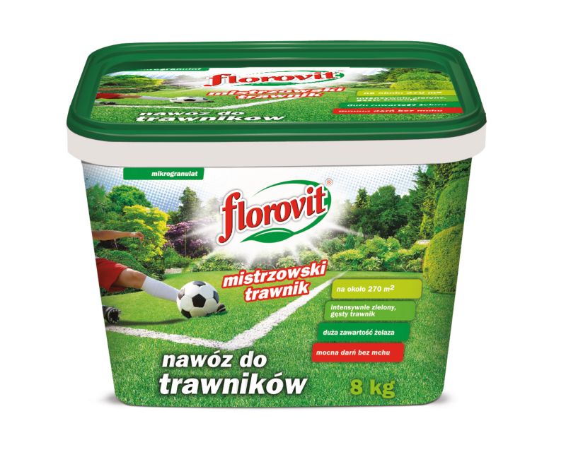 Nawóz do trawników Florovit Mistrzowski trawnik 8 kg