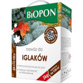 Nawóz jesienny do iglaków Biopon 3 kg
