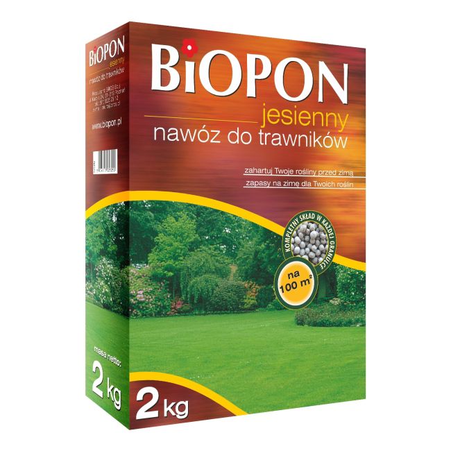 Nawóz jesienny do trawnika Biopon 2 kg