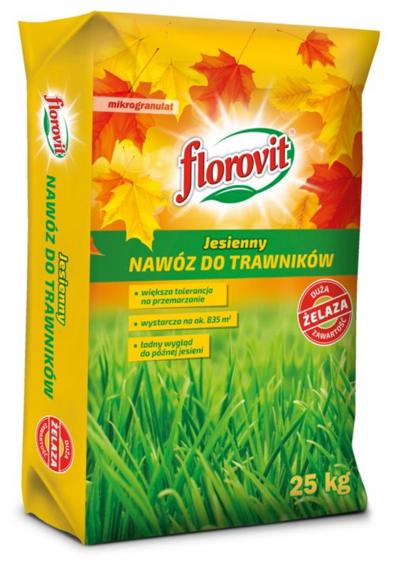 Nawóz jesienny do trawników Florovit 25 kg