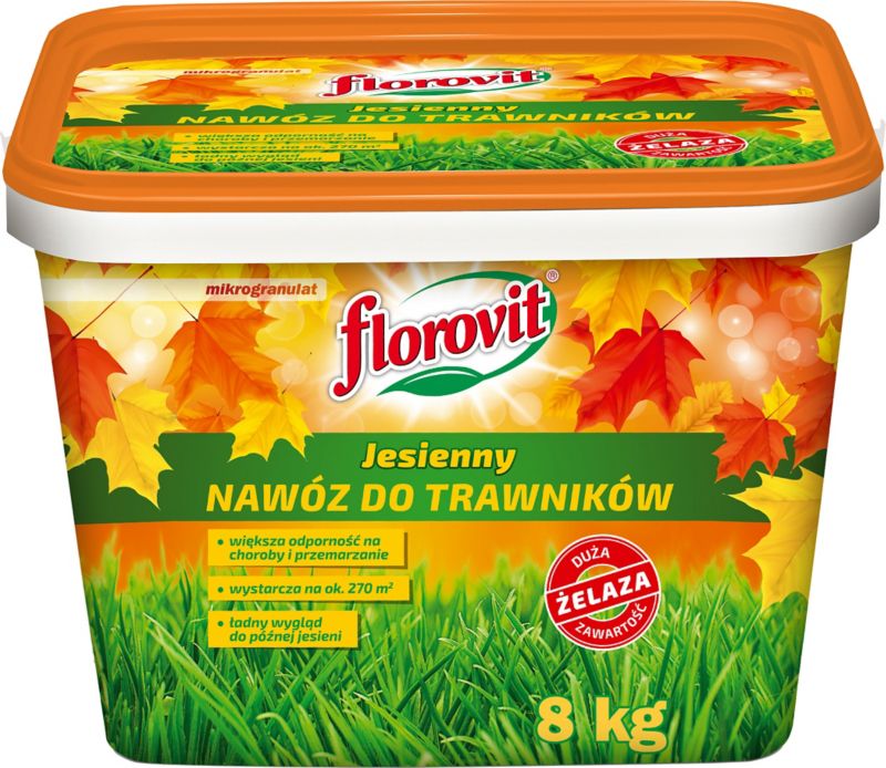 Nawóz jesienny do trawników Florovit 8 kg