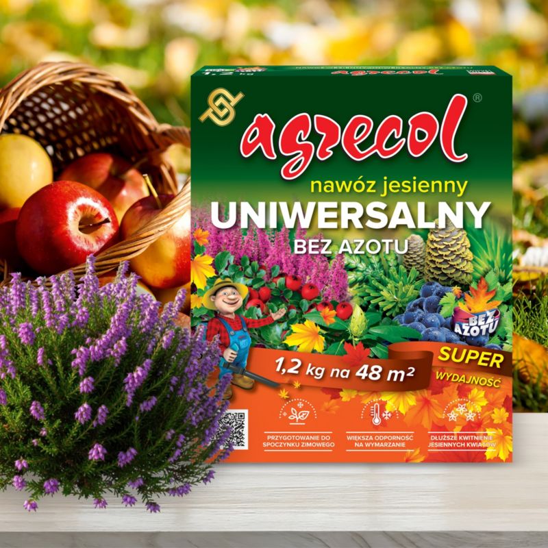 Nawóz jesienny uniwersalny Agrecol 1,2 kg bez azotu