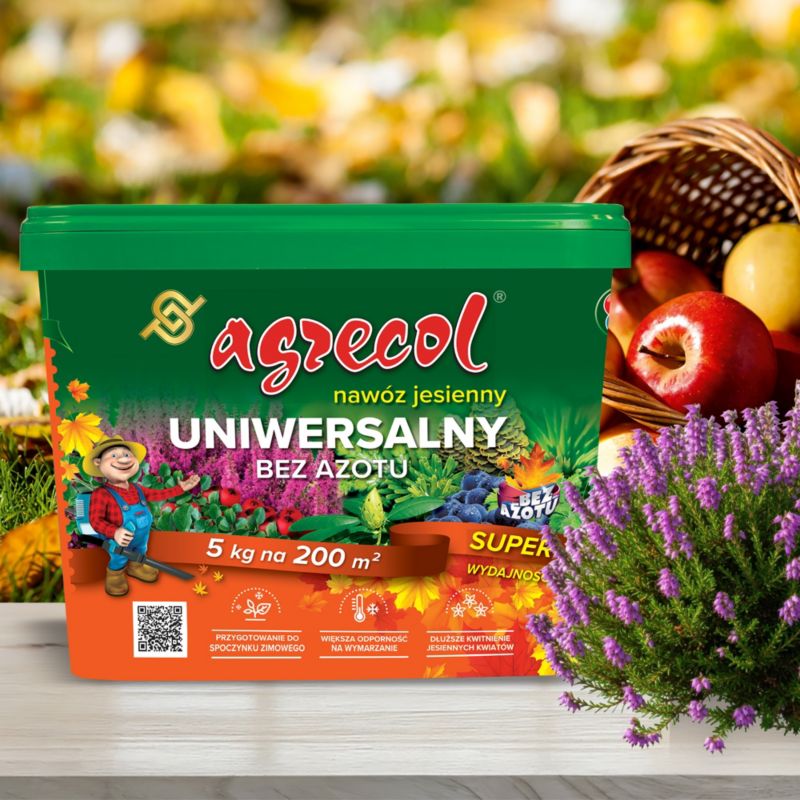Nawóz jesienny uniwersalny Agrecol 5 kg bez azotu
