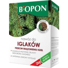 Nawóz przeciwko brązowieniu igieł Biopon 2 kg