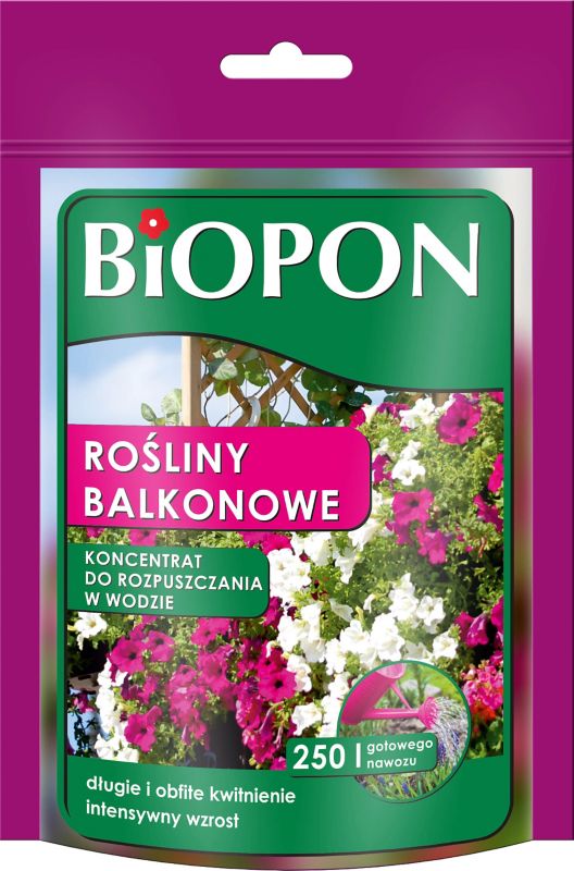 Nawóz rozpuszczalny do roślin balkonowych Biopon 250 g