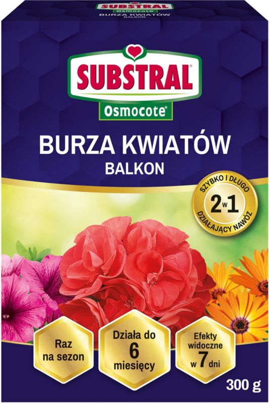 Nawóz Substral Osmocote 2 w 1 Burza kwiatów 300 g