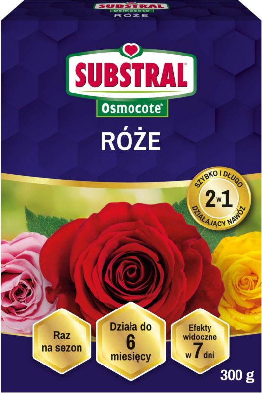 Nawóz Substral Osmocote 2 w 1 Róże 300 g