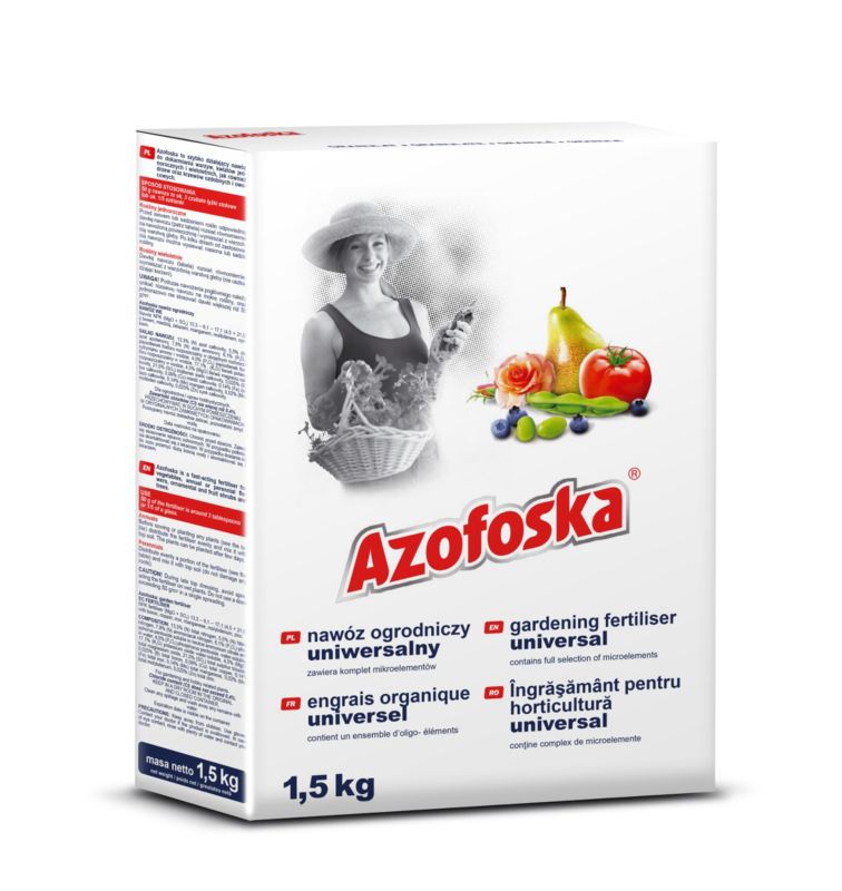 Nawóz uniwersalny Azofoska granulowany 1,5 kg