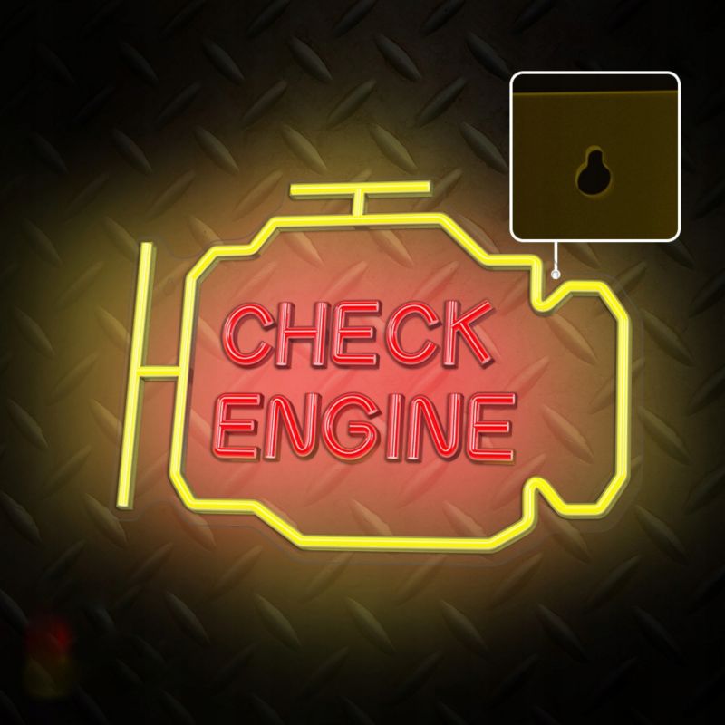 Neon LED Forever Light check engine kinkiet ściemniacz USB 1 szt.