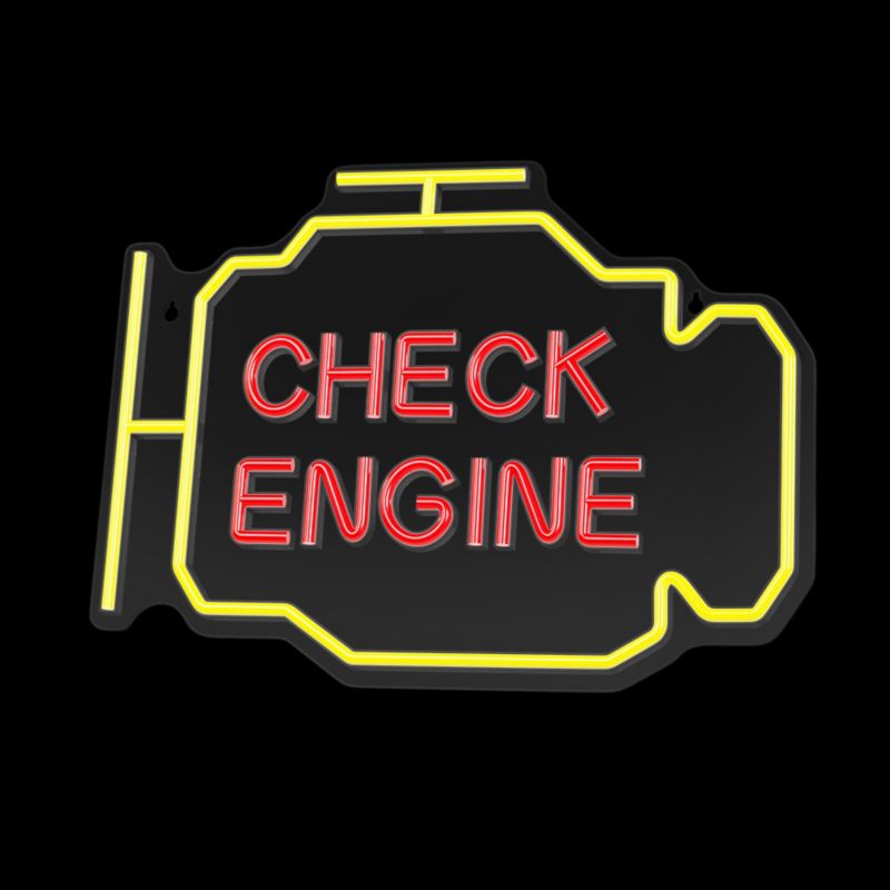 Neon LED Forever Light check engine kinkiet ściemniacz USB 1 szt.