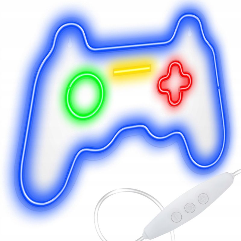 Neon LED Forever Light gamepad kinkiet ściemniacz USB 1 szt.