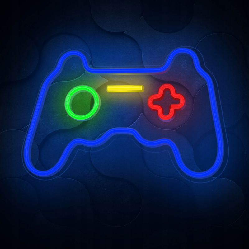 Neon LED Forever Light gamepad kinkiet ściemniacz USB 1 szt.