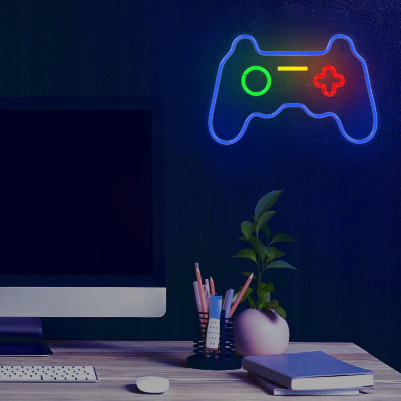 Neon LED Forever Light gamepad kinkiet ściemniacz USB 1 szt.