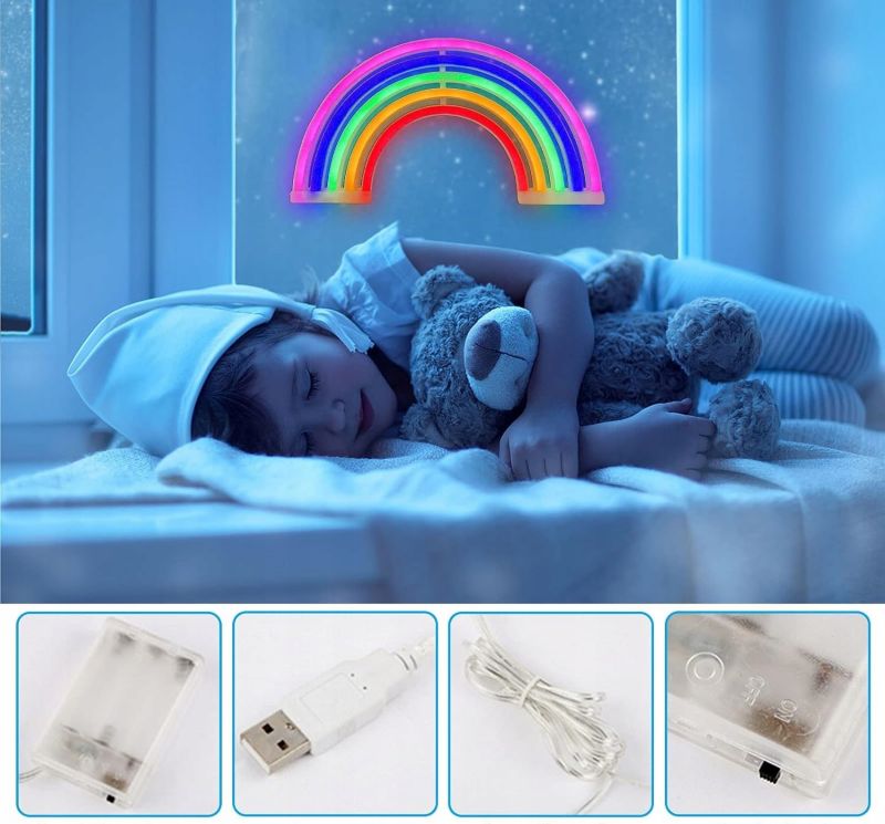 Neon LED Forever Light tęcza kinkiet 1 szt.