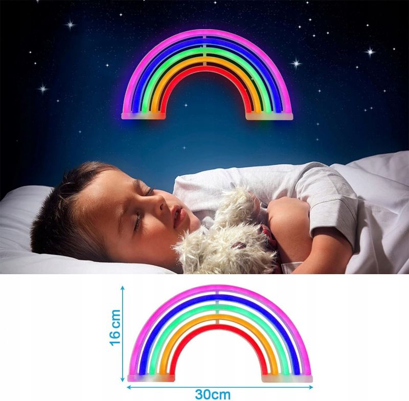 Neon LED Forever Light tęcza kinkiet 1 szt.