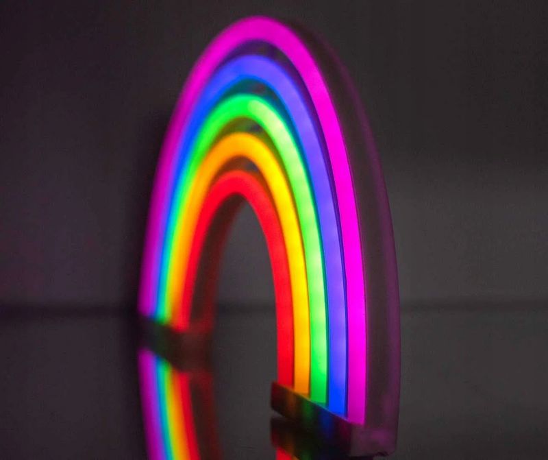 Neon LED Forever Light tęcza kinkiet 1 szt.