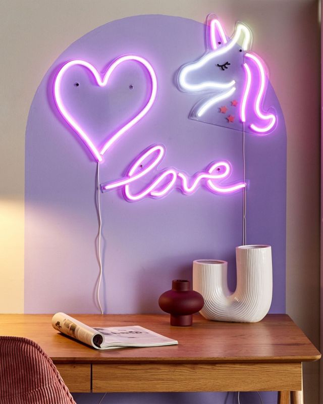 Neon Led Susie Zestaw 3 Różowy 1 kpl.