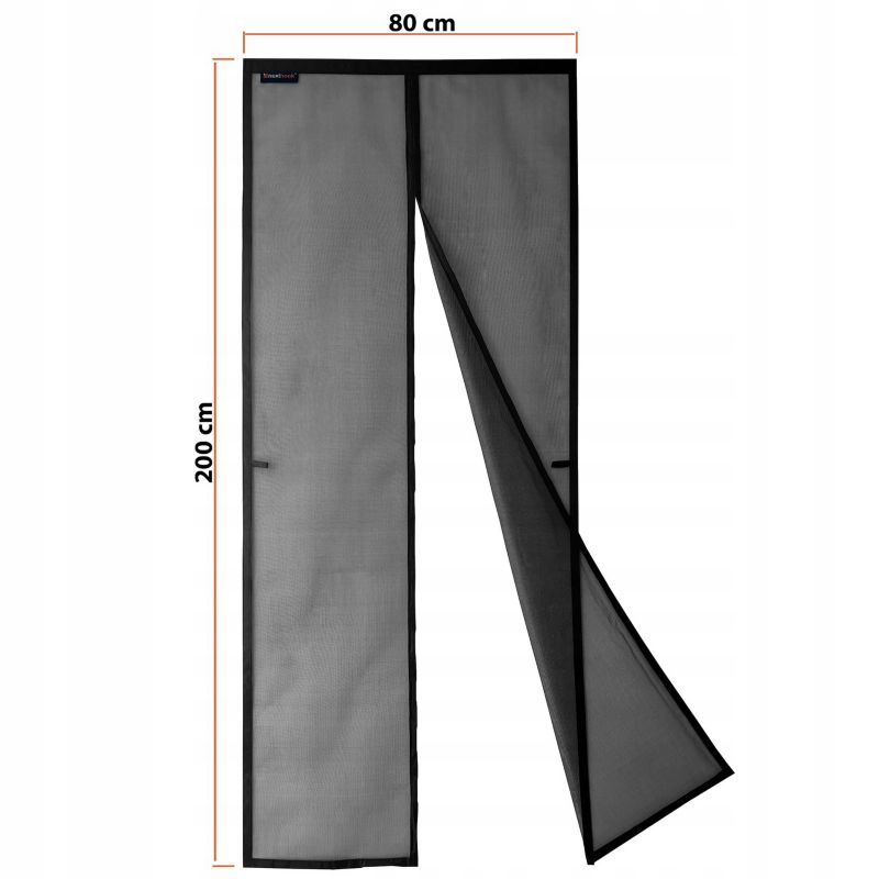 NextHook Moskitiera magnetyczna drzwi 80x200
