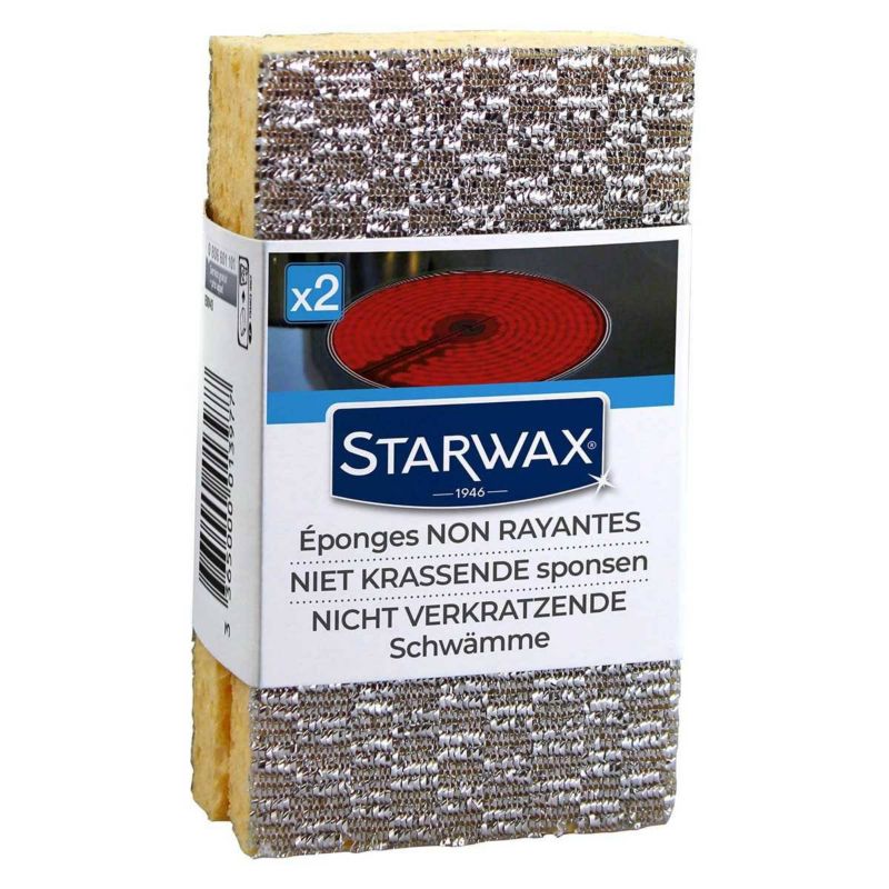 Nierysująca gąbka Starwax, Bezpieczne czyszczenie wrażliwych powierzchni 1 szt.