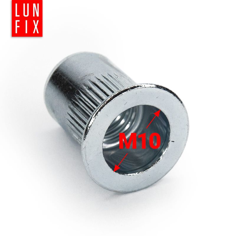 Nitonakrętka Lun Fix kołnierzowa walcowa M10 50szt.