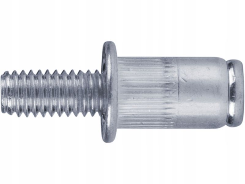 Nitotrzpienie Fortum nitośruby stalowe M6 x 12mm profesjonalne 25 szt