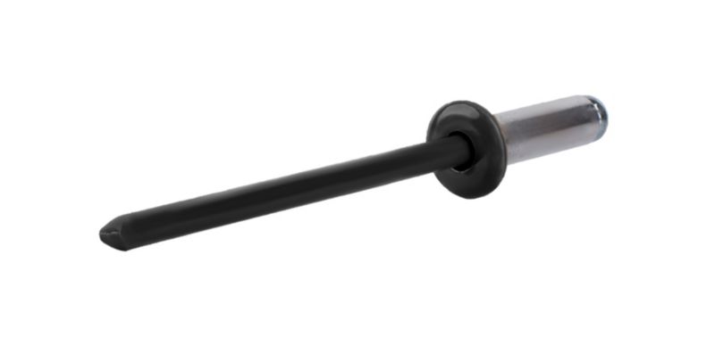 Nity aluminiowe zrywalne Etanco 4,8x12 mm RAL 9005 500szt