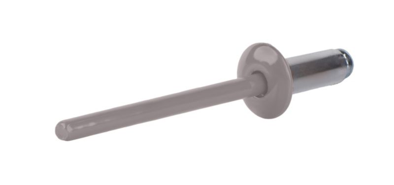 Nity aluminiowe zrywalne Etanco 4x10 mm RAL 9007 500szt