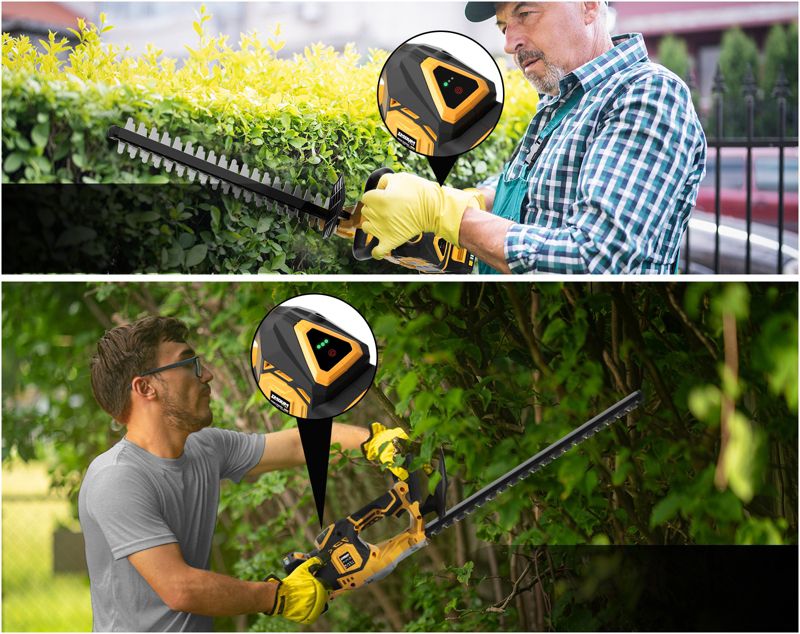 Nożyce do żywopłotu akumulatorowe IMOUM 120W 50cm 21V 4Ah 1 kpl.