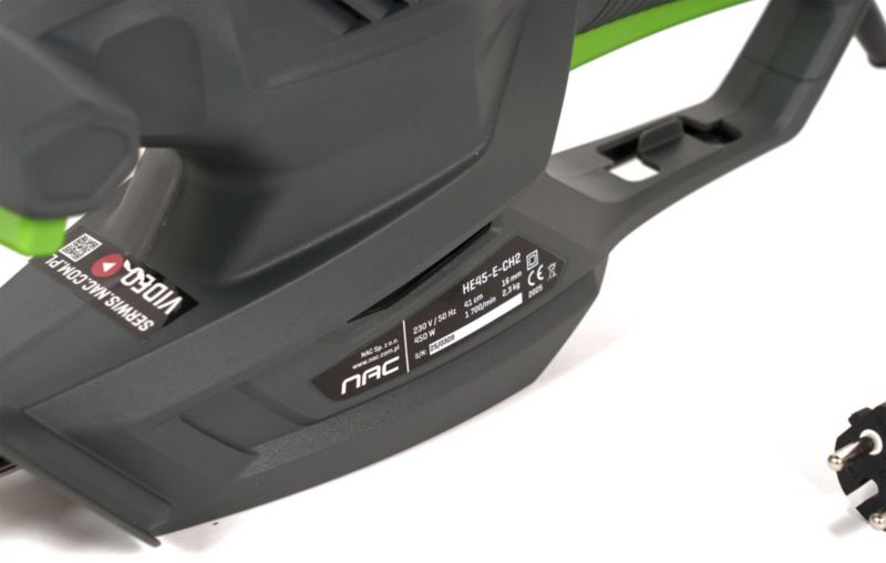 Nożyce do żywopłotu elektryczne NAC HE45-E-CH2 1szt.