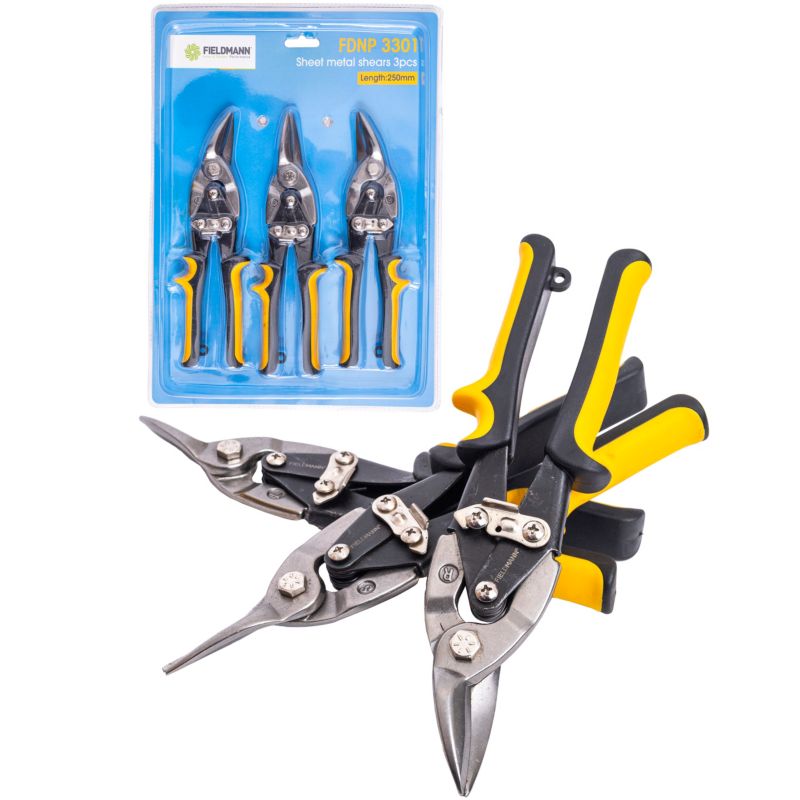 Nożyce  Fieldmann FDNP 3301Do Blachy 3 Szt 1szt