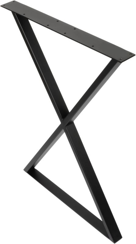 Noga do stołu Loft X 56 x 72 cm M czarna