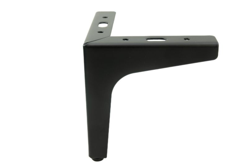 Noga meblowa B&B Kotwica czarny mat wysokość 13 cm  1 szt