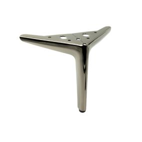 Noga meblowa B&B Kotwica Elegant czarny chrom wysokość 15 cm  1 szt