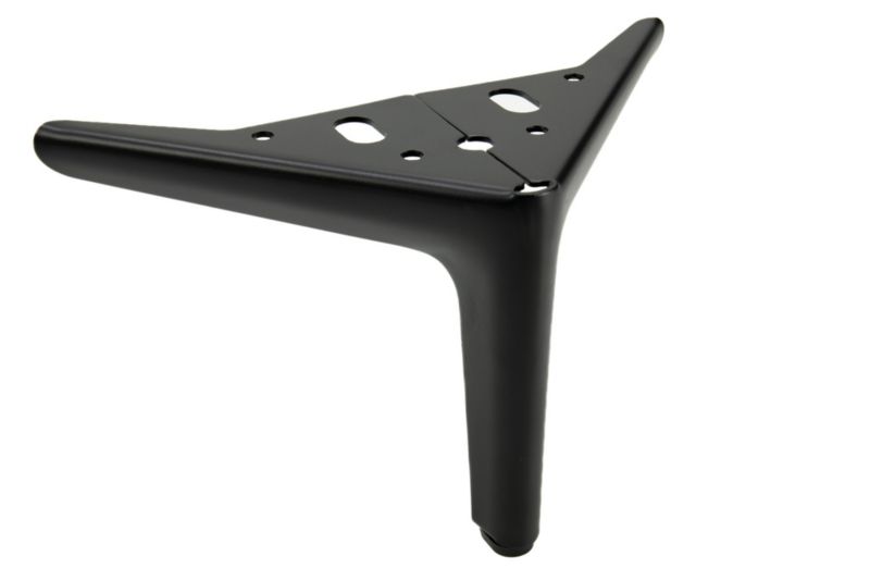 Noga meblowa B&B Kotwica Elegant czarny mat wysokość 12 cm  1 szt