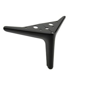 Noga meblowa B&B Kotwica Elegant czarny mat wysokość 12 cm  1 szt