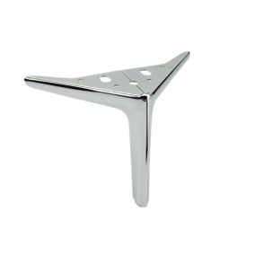 Noga meblowa B&B Kotwica Elegant srebrny chrom wysokość 15 cm  1 szt