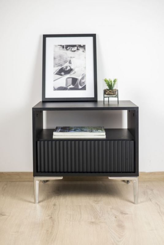 Noga meblowa B&B Kotwica Elegant srebrny chrom wysokość 15 cm  1 szt