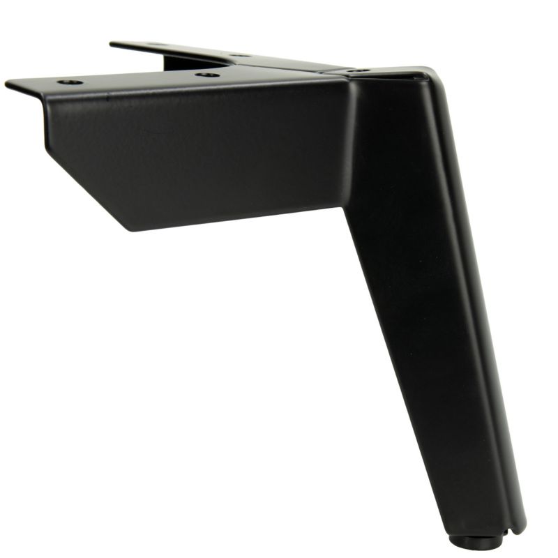 Noga meblowa B&B Kotwica Loft czarny mat wysokość 12 cm  1 szt
