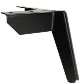 Noga meblowa B&B Kotwica Loft czarny mat wysokość 12 cm  1 szt