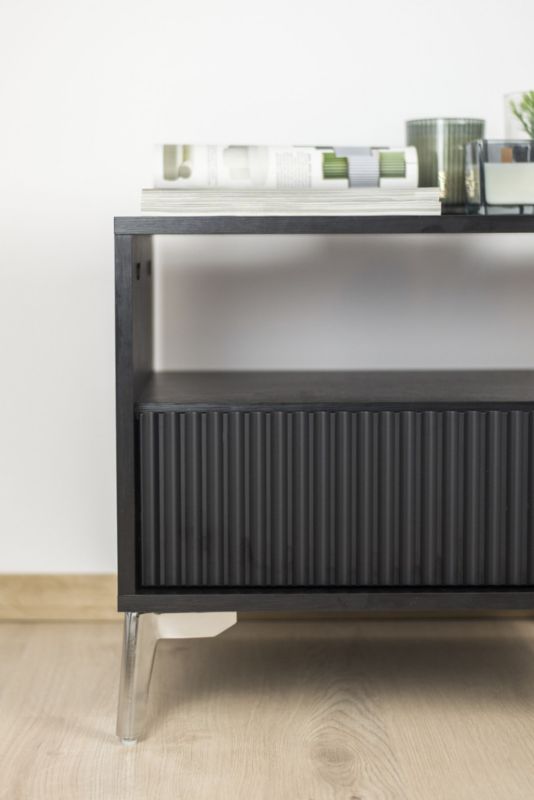 Noga meblowa B&B Kotwica Loft srebrny chrom wysokość 15 cm  1 szt