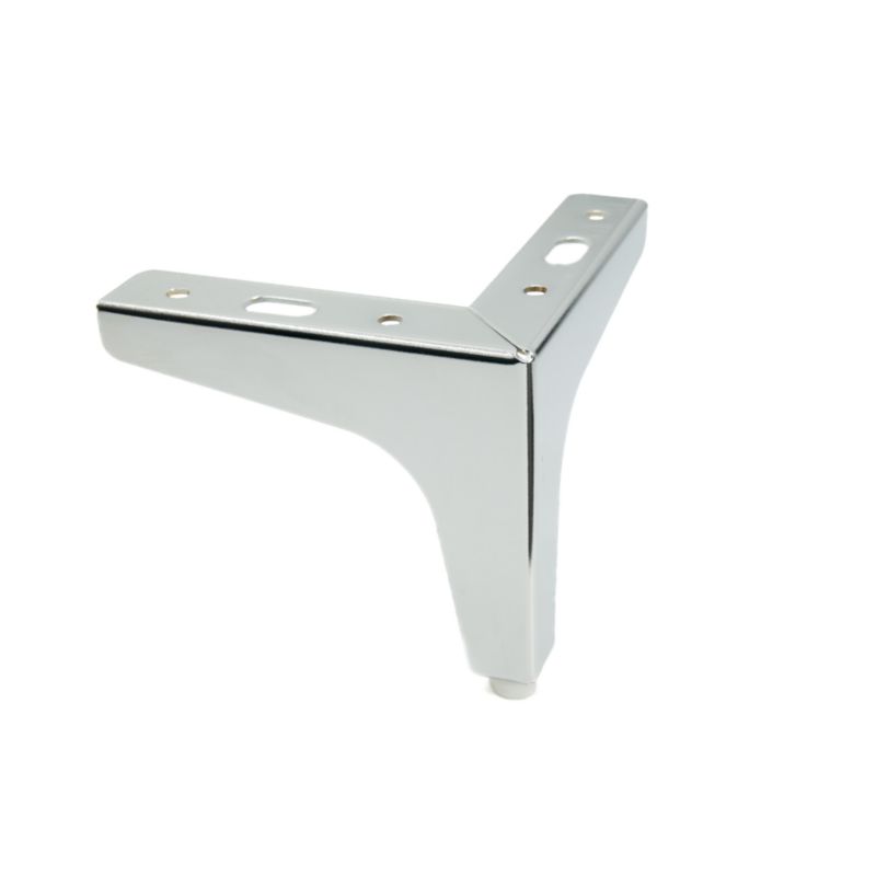 Noga meblowa B&B Kotwica srebrny chrom wysokość 10 cm  1 szt