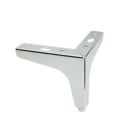 Noga meblowa B&B Kotwica srebrny chrom wysokość 10 cm  1 szt