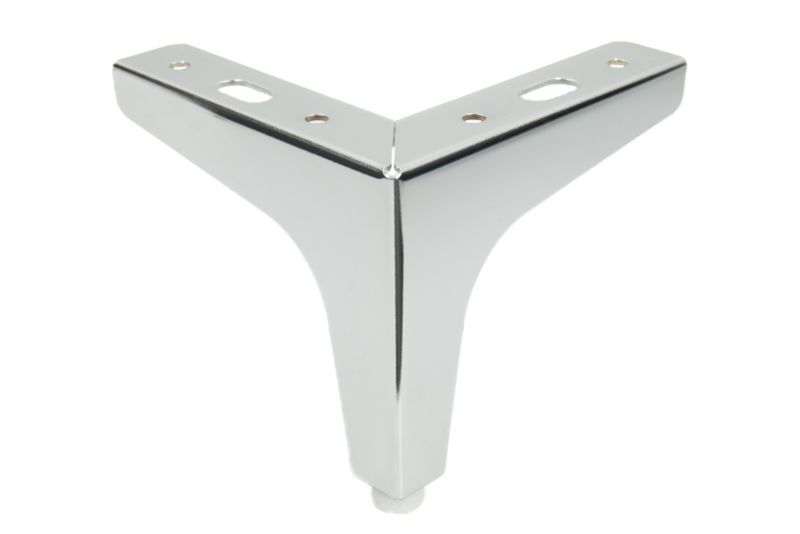Noga meblowa B&B Kotwica srebrny chrom wysokość 10 cm  1 szt