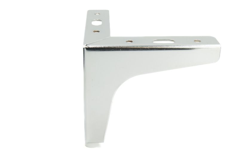 Noga meblowa B&B Kotwica srebrny chrom wysokość 10 cm  1 szt