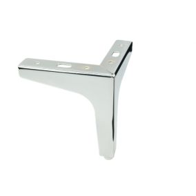 Noga meblowa B&B Kotwica srebrny chrom wysokość 13 cm  1 szt