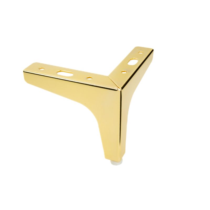 Noga meblowa B&B Kotwica złoty chrom wysokość 10 cm  1 szt